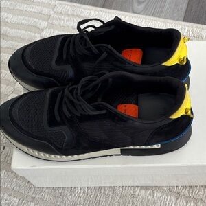 Givenchy Black and Orange Sneakers